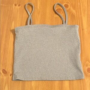 Chic Gray Knit Camisole